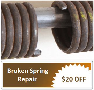 Broken garage door spring Rockford